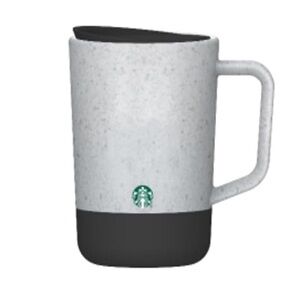 Starbucks Ceramic Travel Mug with Rubber Bottom & Lid